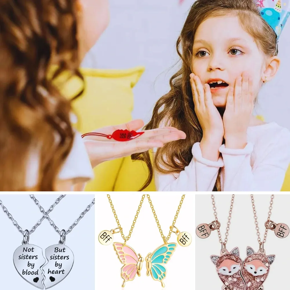 The Perfect Gift for You & Your BFF: Kids Best Friend Necklaces