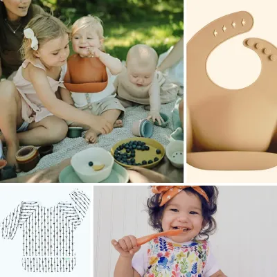 Keep Messy Mealtimes Fun with These 5 Best Bibs for Baby Led Weaning